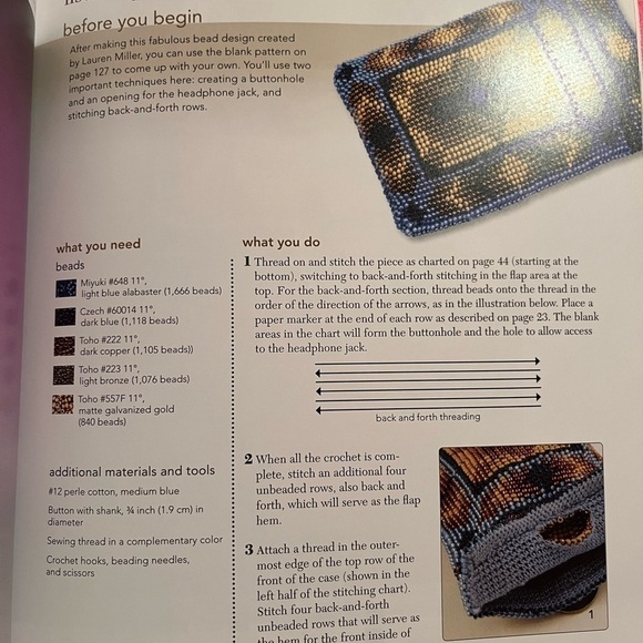Tapestry Bead Crochet Book with bonus DVD - Picture 6 of 7